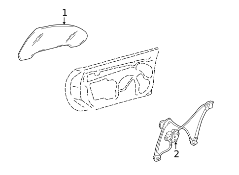 Door for 2004 Cadillac XLR #1