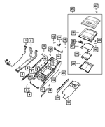 68519255AA - Interior Trim: Console Wiring for Ram: 2500, 3500 Image