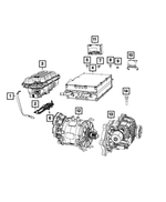 6509705AA - Electrical: Hex Flange Lock Nut for Fiat Image