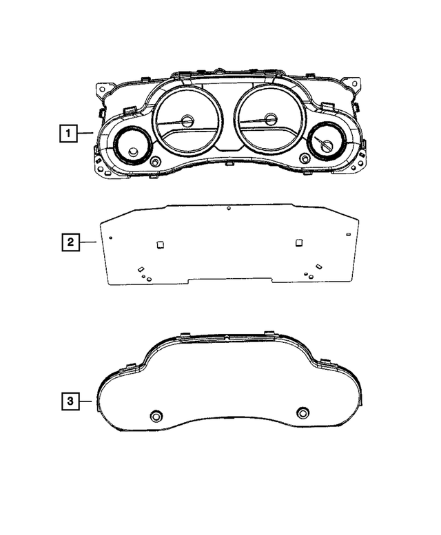 5172632AD - Electrical: Instrument Panel Cluster for Mopar Image image