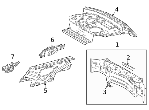 Rear Body for 2025 Toyota Mirai #0