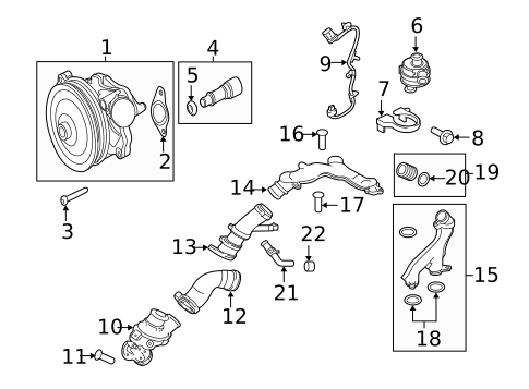 Water Pump & Related Components for 2019 Jaguar XE #0