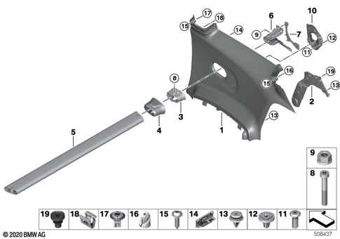 Door Trim Panels / Lateral Trim Panels for 2020 Mini JCW GP #1