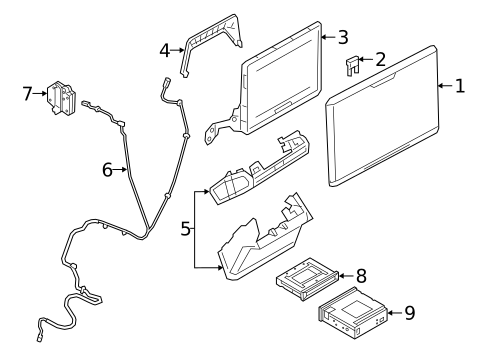 Entertainment System Components for 2021 Audi S8 #0