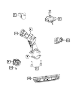 68625210AB - Electrical: Ignition Lock Cylinder Antenna, Export for Mopar Image