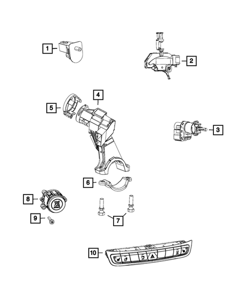 Switches for 2015 Jeep Renegade #1