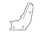 82238TK8A01ZB - Body: Recline Cover for Honda: Odyssey Image