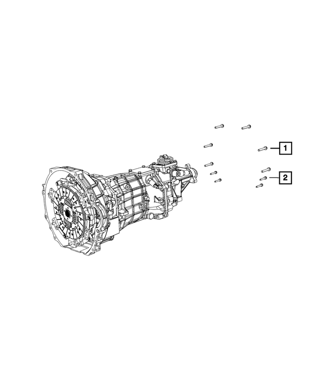 6101998 - TR6060; 6-Speed; Manual Transmission: Hex Head Screw And Washer for Mopar Image