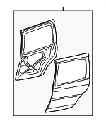 88980792 - Body: Door Shell for GM Image