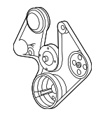 68038524AA - Cooling System: Serpentine Belt for Mopar Image