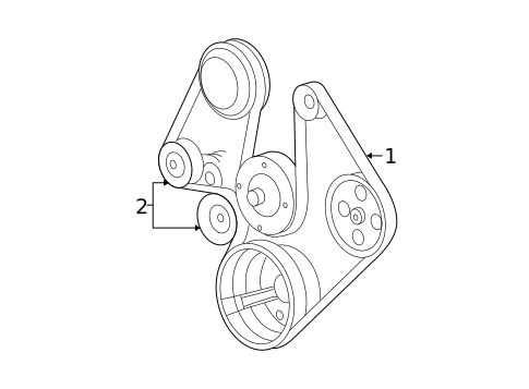 Belts & Pulleys for 2012 Jeep Liberty #0