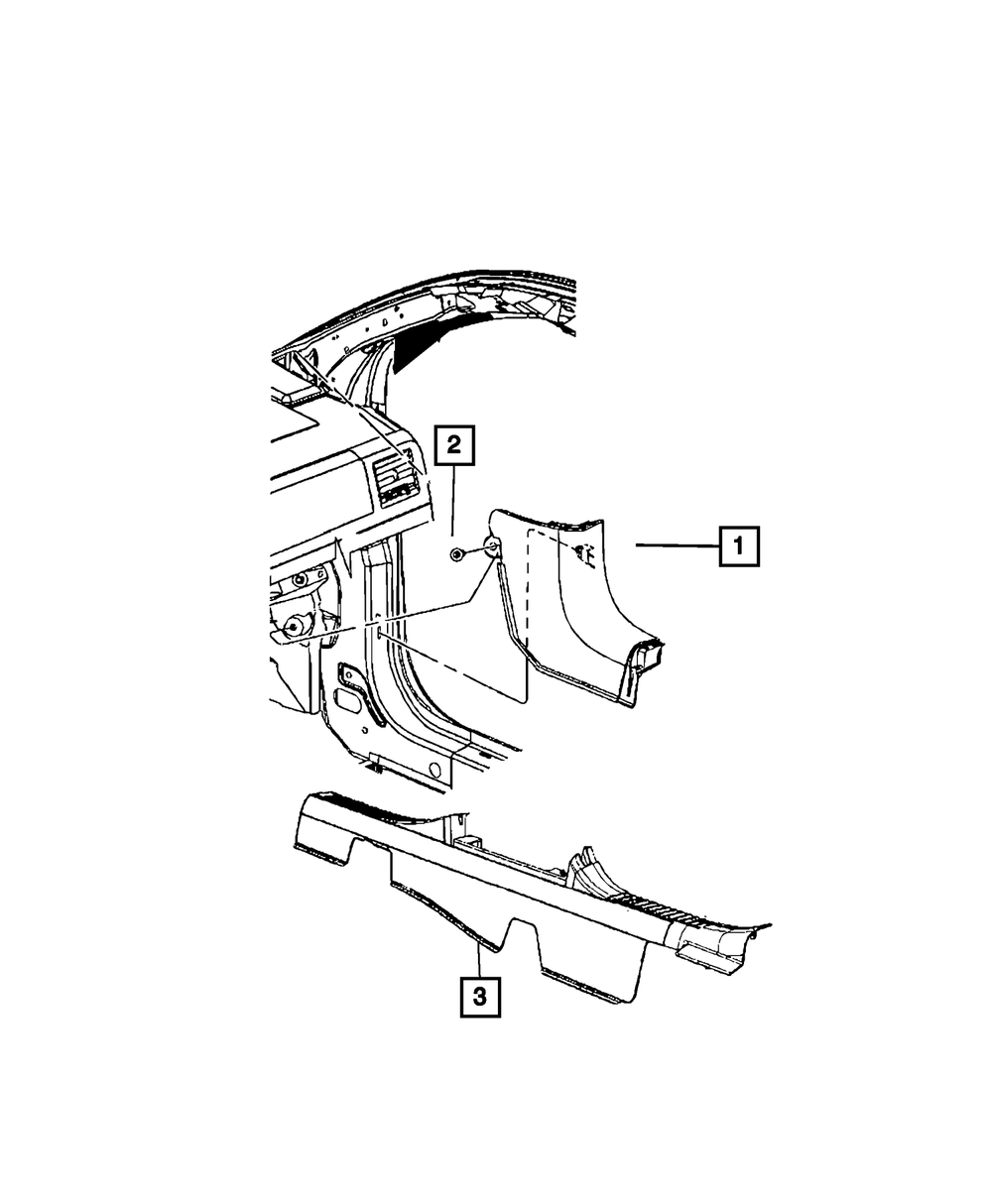 Cowl Panel, Left - Mopar (YF65XDVAD)