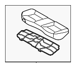 891003X700MBR - Body: Cushion Assembly for Hyundai: Elantra Coupe Image