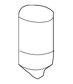 74144SR3000 - Body: Hood Cushion for Honda: Civic, CR-V, CR-Z, Fit, HR-V, Insight, Odyssey Image