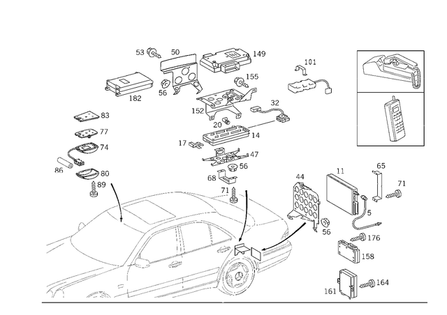 1408200117 - Electrical System: Electric Line for Mercedes-Benz Image image