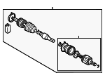 MN147039 - Suspension: Axle Assembly for Mitsubishi: Endeavor Image
