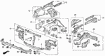 934051002508 - Body/Air Conditioning: BOLT-WASHER (10X25) for Honda Image