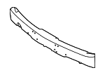9J1807549E - Body: Bumper Impact Absorber for Porsche Image