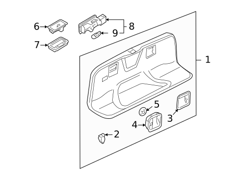 Interior Trim - Trunk for 2009 Audi S8 #0