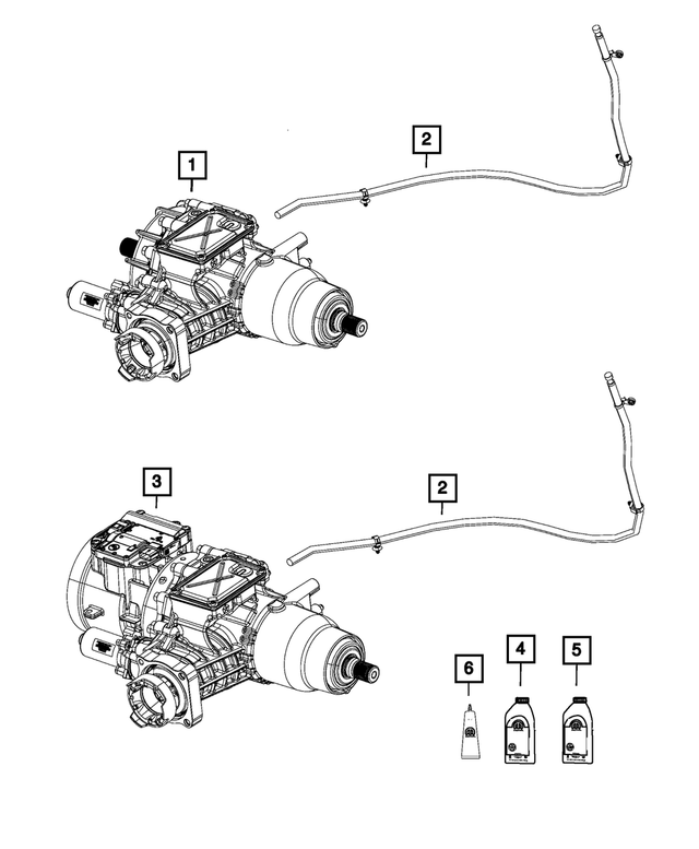 « 68306795AB – Four Wheel Drive; Differential and Drive Line : Essieu Arrière Differentiel pour Mopar Image »