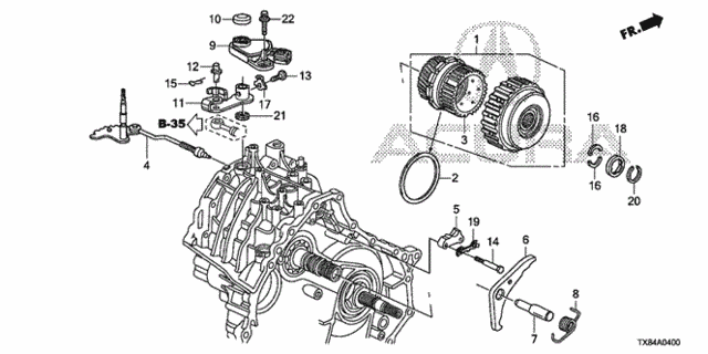 AT Starting Clutch for 2013 Acura ILX #0