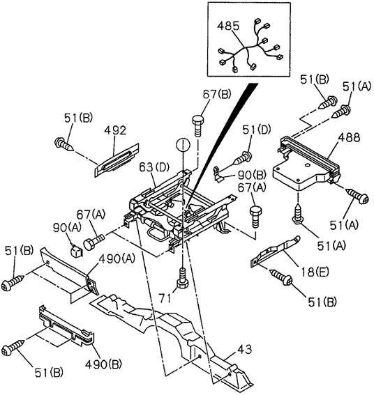 Front Seat (3) (Premium) for 1996 Acura SLX #0