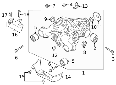 Differential for 2016 Porsche Panamera #0