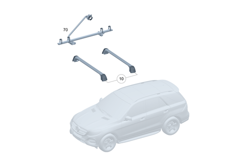 Roof Carrier Systems for 2021 Mercedes-Benz GLE580 #0