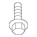 N91159101 - Exhaust: Muffler Shield Bolt for Audi Image
