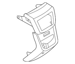 MA1Z58045E24BB - : Rear Panel Trim for Lincoln: Nautilus Image