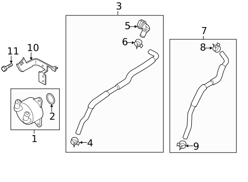 Oil Cooler for 2022 Mazda 3 #4
