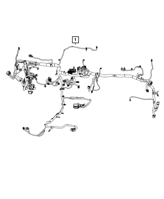 68573119AB - Electrical: Instrument Panel Wiring for Ram: 1500 Classic Image