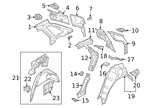 Inner Structure for 2022 Audi e-tron S #0