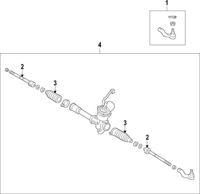 455000D271 - : Rack And Pinion Assembly for Toyota Image