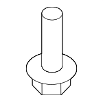 865932H000 - Body: Bumper Cover Bolt for Hyundai Image