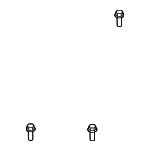 9011906514 - Body: Fender Bolt for Lexus: ES300h, ES350, IS250, IS350 Image