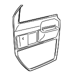 15713836 - Body: Door Trim Panel for Chevrolet: Astro | GMC: Safari Image