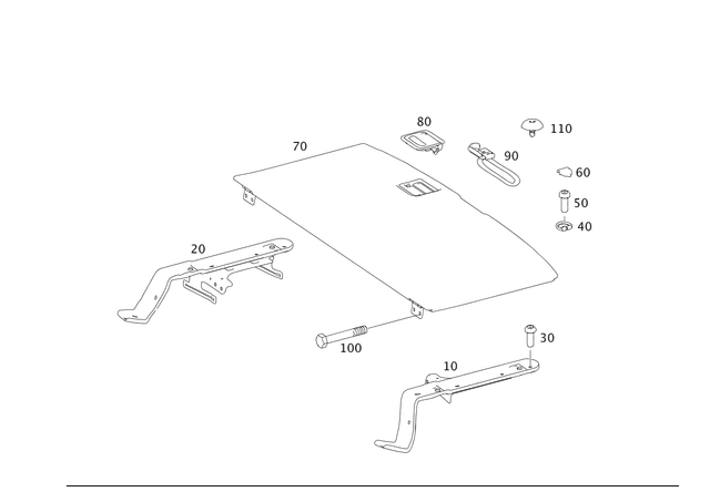 1152 - Covering and Lining: Hexalobular Screw for Mercedes-Benz Image image
