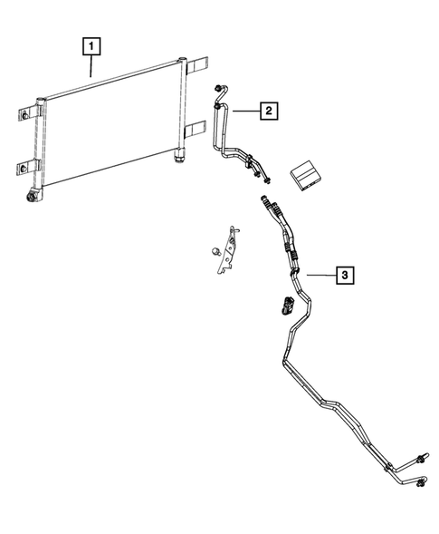 Transmission Oil Cooler and Lines for 2019 Ram 2500 #0