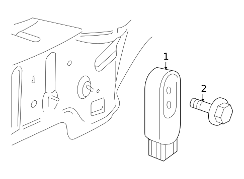 Daytime Running Lamp Components for 2006 Pontiac Torrent #0