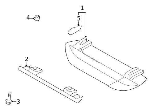 High Mounted Stop Lamp for 2010 Pontiac G3 #0