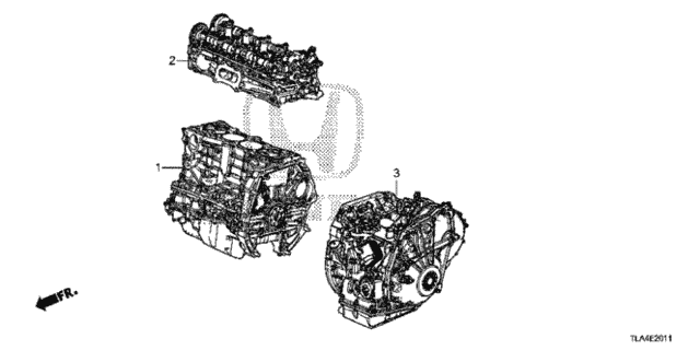 Engine Assy. - Transmission Assy. (2.4L) for 2019 Honda CR-V #0