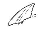 73350SDCA11 - Body: Door Glass for Honda: Accord Image