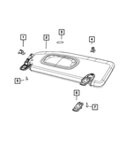 7BC57DX9AB - Interior Trim: Visor, Left for Mopar Image image