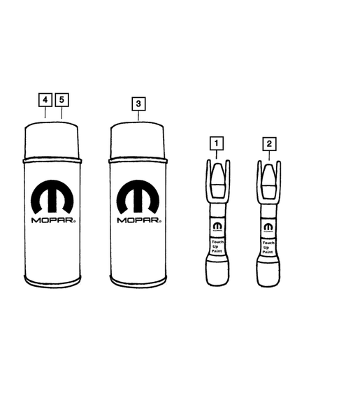 Touch Up Paint for 2018 Fiat 124 Spider #0