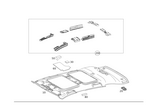 2466820950 - : Dampening, Roof for Mercedes-Benz Image