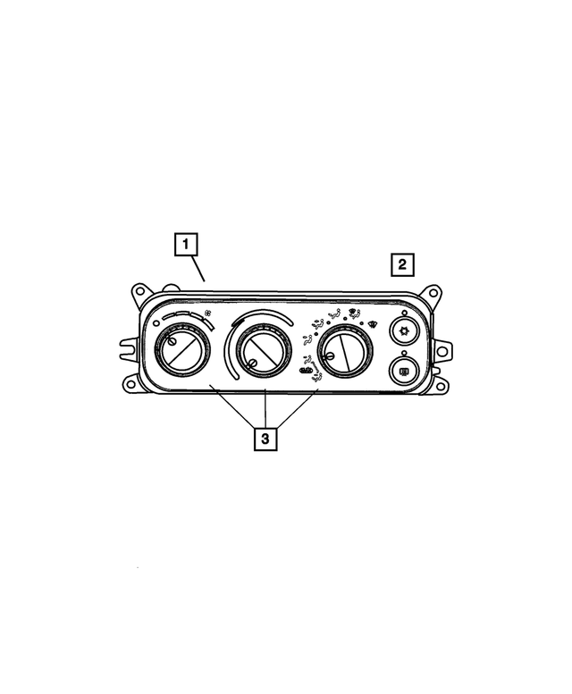« 55056323AE –  : Climatisation Commande pour Mopar Image »