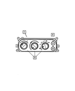 55056323AE - Air Conditioning &amp; Heater: Air Conditioning Control for Mopar Image