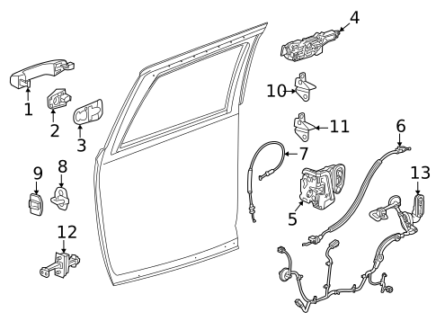 Rear Door for 2022 GMC Yukon XL #1