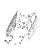 Front Door Wiring, Right, Front